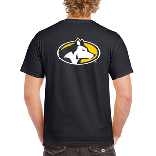 Michigan Tech Front Back Print T-Shirt - Black