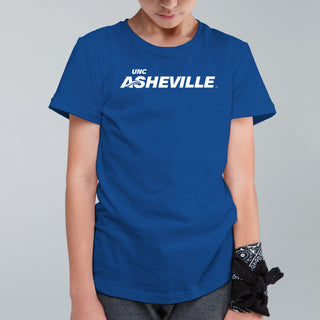 UNC Asheville Bulldogs Basic Block Youth T-Shirt - Royal