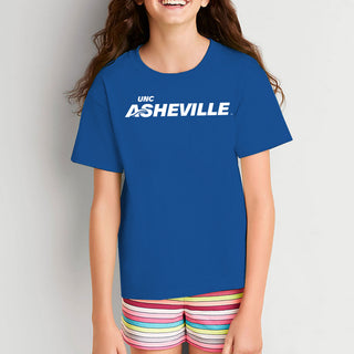 UNC Asheville Bulldogs Basic Block Youth T-Shirt - Royal