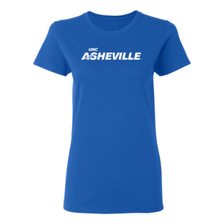 UNC Asheville Bulldogs Basic Block Womens T-Shirt - Royal