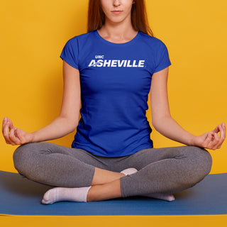 UNC Asheville Bulldogs Basic Block Womens T-Shirt - Royal