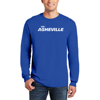 UNC Asheville Bulldogs Basic Block Long Sleeve - Royal