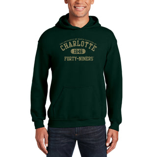 UNC Charlotte Miners Athletic Arch Hoodie - Forest