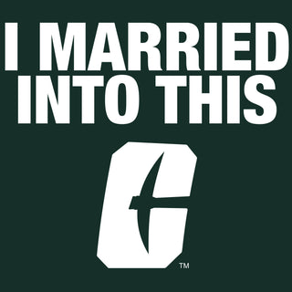 UNC Charlotte Miners I Married Into This Women's T-Shirt - Forest