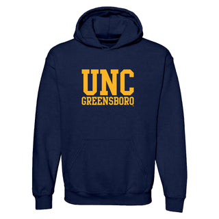 UNC Greensboro Spartans Basic Block Hoodie - Navy