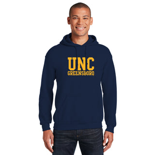 UNC Greensboro Spartans Basic Block Hoodie - Navy