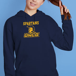 UNC Greensboro Spartans Arch Logo Hoodie - Navy