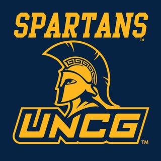 UNC Greensboro Spartans Arch Logo T-Shirt - Navy