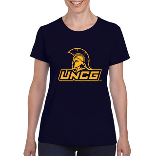 UNC Greensboro Spartans Primary Logo Women's T-Shirt - Navy
