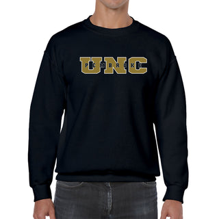 UNC Pembroke Braves Basic Block Crewneck Sweatshirt - Black