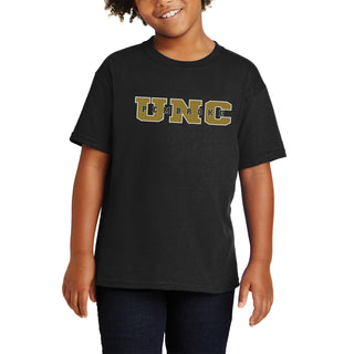 UNC Pembroke Braves Basic Block Youth T Shirt - Black