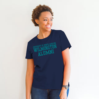 Wilmington Seahawks Alumni Block T-Shirt - Navy