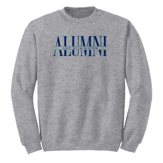 Wilmington Seahawks Classic Alumni Crewneck Sweatshirt - Sport Grey