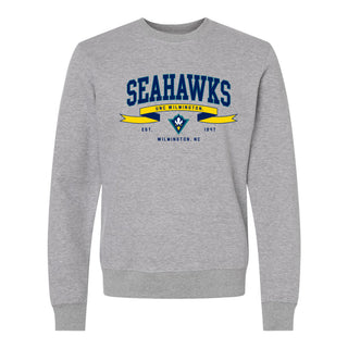 UNC Wilmington Ribbon Flight JA BTB Crewneck - Oxford