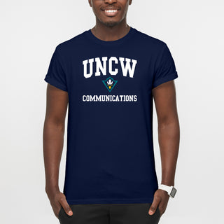 Wilmington Seahawks Arch Logo Communications T-Shirt - Navy