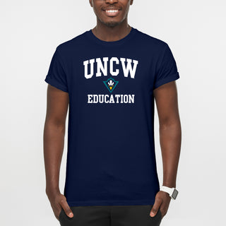 Wilmington Seahawks Arch Logo Education T-Shirt - Navy