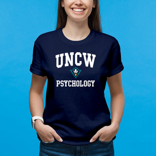 Wilmington Seahawks Arch Logo Psychology T-Shirt - Navy