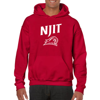 New Jersey Institute of Technology Arch Logo Hoodie - Red