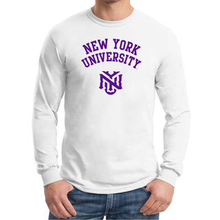 New York University Violets Arch Logo Long Sleeve