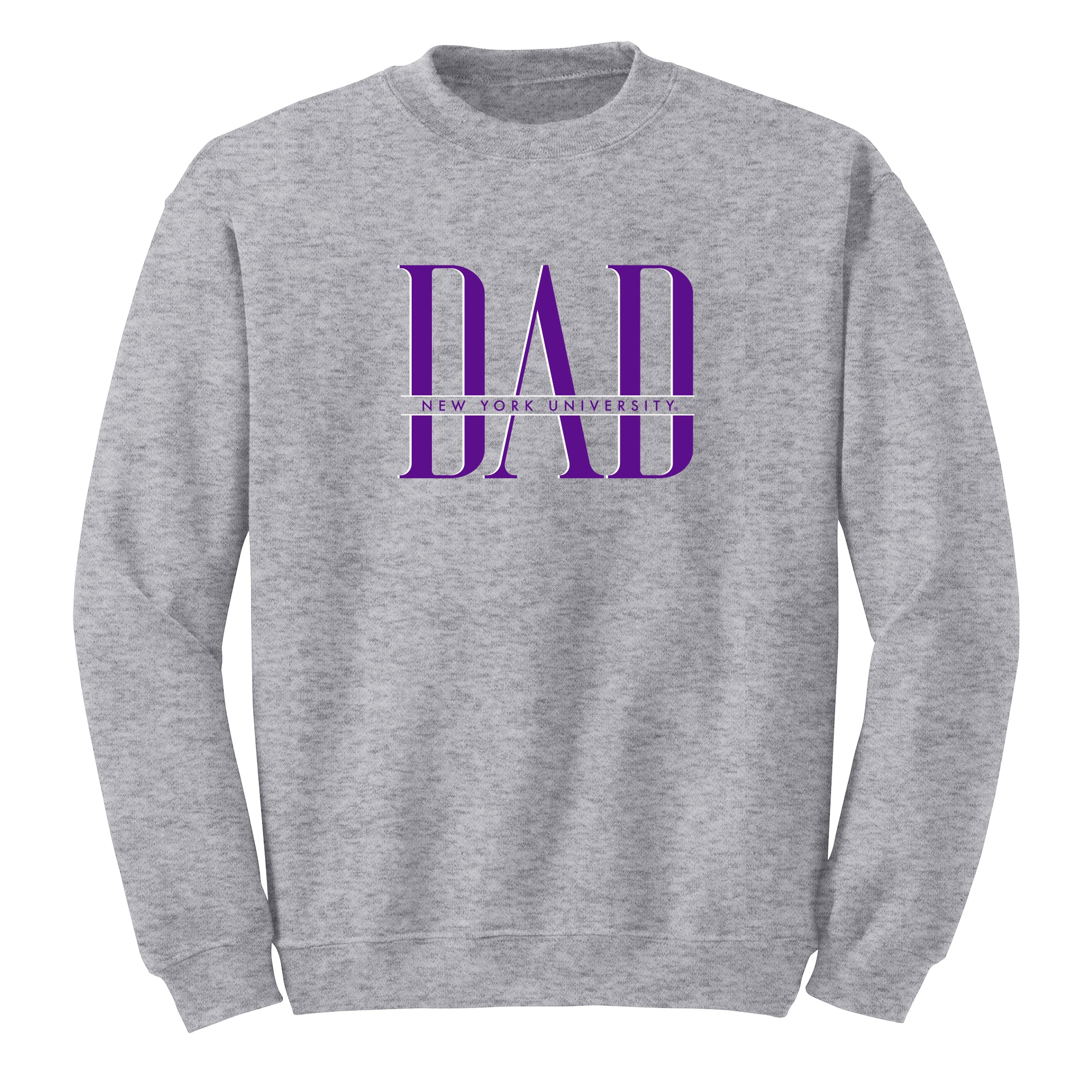 NYU Classic Dad Crewneck - Sport Grey – Underground Printing