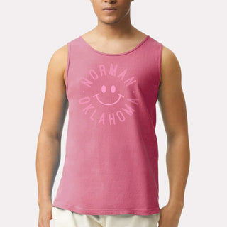 Norman Monotone Smile CC Tank Top - Crunchberry