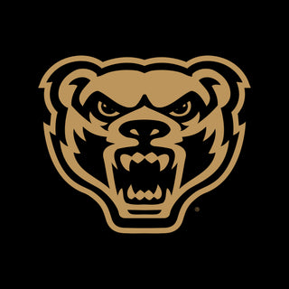 Oakland University Front and Back Print T-Shirt - Black