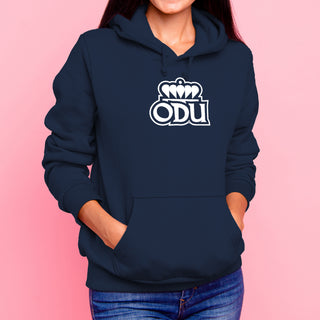 Old Dominion University Monarchs Primary Logo Heavy Blend Hoodie - Navy