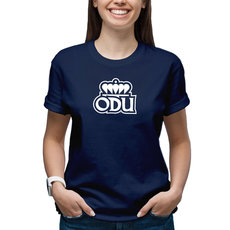 Old Dominion University Monarchs Primary Logo Short Sleeve T Shirt - Navy
