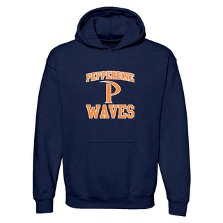 Pepperdine University Waves Arch Logo Hoodie - Navy