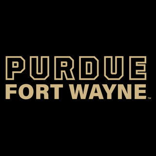 Purdue University Fort Wayne Mastodons Basic Block Short Sleeve T Shirt - Black