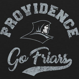 Providence Friars Retro Script Triblend T-Shirt - Vintage Black