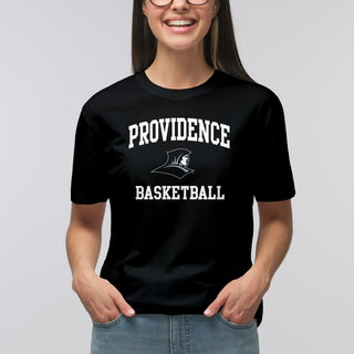 Providence Friars Arch Logo Basketball T-Shirt - Black