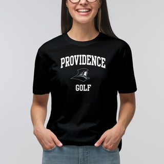 Providence Friars Arch Logo Golf T-Shirt - Black