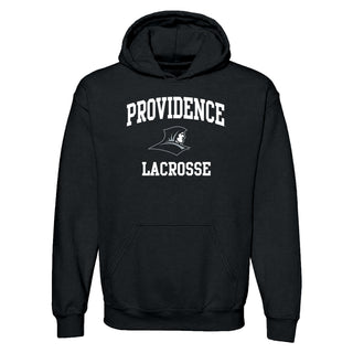 Providence Friars Arch Logo Lacrosse Hoodie - Black