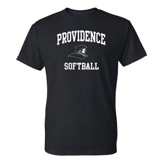 Providence Friars Arch Logo Softball T-Shirt - Black