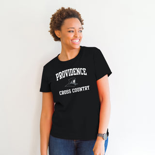 Providence Friars Arch Logo Cross Country T-Shirt - Black
