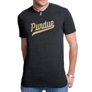 Purdue Script Mark NLA Triblend T-Shirt