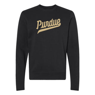 Purdue Script Mark JA BTB Crewneck