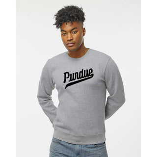 Purdue Script Mark JA BTB Crewneck