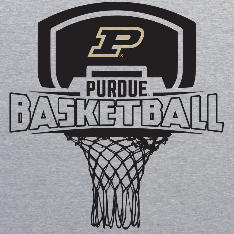 Purdue University Boilermakers Basketball Board Short Sleeve T Shirt - Sport Grey