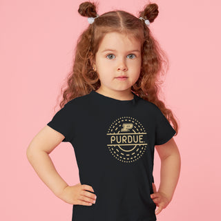 Purdue Sunny Circle Toddler T-Shirt  - Black