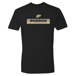 Purdue Split Bar NLA T-Shirt - Black