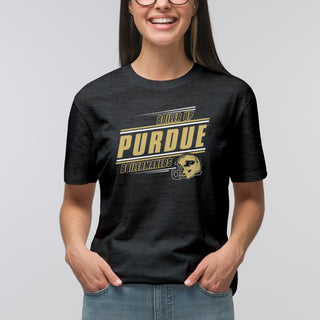 Purdue Boilermakers Action Cheer T-Shirt - Dark Heather