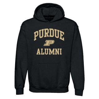 Purdue Arch Logo Alumni Hoodie - Black