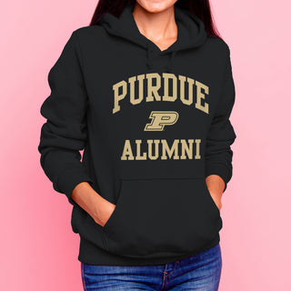 Purdue Arch Logo Alumni Hoodie - Black