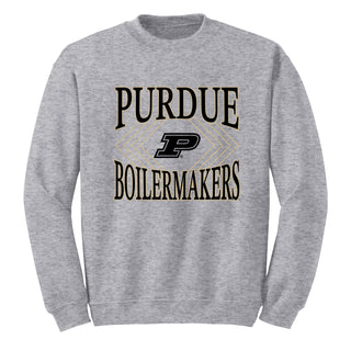 Purdue Diamond Victory JA BTB Fleece Crewneck - Oxford
