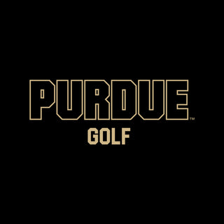 Purdue Pete Golf Mascot Mark LC Zip Hoodie - Black