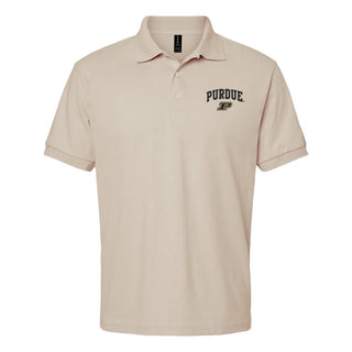 Purdue Arch Logo EMB Dryblend Jersey Polo