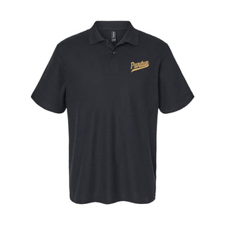 Purdue Script EMB Softstyle Pique Polo