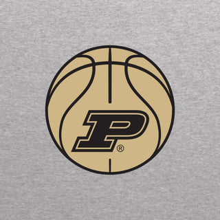 Purdue Basketball Outline LC EMB BTB Quarter Zip Sweatshirt - Oxford